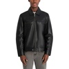 image:imageKARL LAGERFELD Mens Faux Leather Jacket With Stand CollarBlack