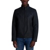 image:imageKARL LAGERFELD Mens Faux Leather Pebble Jacket With Zipper DetailingBlack