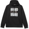 image:imageKARL LAGERFELD Mens Hooded Long Sleeve Karl Logo Graphic Design SweatshirtBlack
