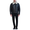image:imageKARL LAGERFELD Mens Karl Lagerfeld Paris Mens Faux Shearling Trim Aviator JacketBlack