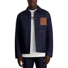 image:imageKARL LAGERFELD Mens Logo Patch Raw Denim JacketBlue