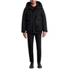 image:imageKARL LAGERFELD Mens Long Sleeve Four Front Pockets Wool Blend Hooded JacketBlack