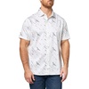 image:imageKARL LAGERFELD Mens Long Sleeve Woven Slub Collared ShirtWhite