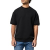 image:imageKARL LAGERFELD Mens Mock Neck Short Sleeve Basic Textured ShirtBlack