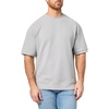 image:imageKARL LAGERFELD Mens Mock Neck Short Sleeve Basic Textured ShirtLight Grey
