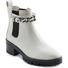 image:imageKARL LAGERFELD Paris Womens Lug Bottom Pierson Mid Shaft BootsSoft White