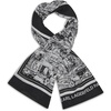 image:imageKARL LAGERFELD Paris Womens Sketched Chiffon Lightweight Scarf Black One Size