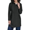 image:imageKARL LAGERFELD Womens Bonded Tech Rain Wear AnorakBlack