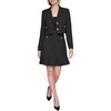 image:imageKARL LAGERFELD Womens Collared Tweed Long Sleeves JacketBlack