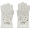 image:imageKARL LAGERFELD Womens Crystal and Pearl Studs GlovesIvory