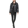 image:imageKARL LAGERFELD Womens Iridescent Patch Pocket Puffer JacketBlack