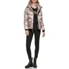 image:imageKARL LAGERFELD Womens Iridescent Patch Pocket Puffer JacketSand