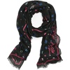 image:imageKARL LAGERFELD Womens Jewel Print Scarf ScarfBlackMulti