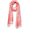 image:imageKARL LAGERFELD Womens KarlChoupette Logo Lightweight PashminaApple Red