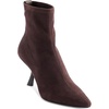 image:imageKARL LAGERFELD Womens Kelsa Pointed Toe Heeled BootieChocolate