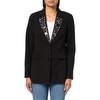 image:imageKARL LAGERFELD Womens Logo Detail Fashion BlazerBlack