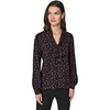 image:imageKARL LAGERFELD Womens Long Sleeve BlouseBlack Multi