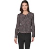 image:imageKARL LAGERFELD Womens Long Sleeve Career JacketRaisin Multi