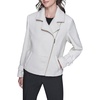 image:imageKARL LAGERFELD Womens Long Sleeve Soft Suiting Jacket With Zipper ClosureCream