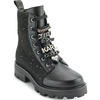 image:imageKARL LAGERFELD Womens Mela Platform Combat BootBlackSilver