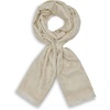 image:imageKARL LAGERFELD Womens Metallic Daisy Lightweight Wrap ScarfEggshell