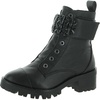 image:imageKARL LAGERFELD Womens Pippa Lug Sole Combat Boot With Rhinestone EmbellishmentsBlack