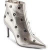 image:imageKARL LAGERFELD Womens Saina Heeled Dress Bootie With Pin EmbellishmentsPewter