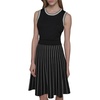 image:imageKARL LAGERFELD Womens Scoop Neck Sleeveless Sweater DressBlack