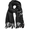 image:imageKARL LAGERFELD womens Blanket Cloud Tres Chic ScarfBlack