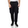image:imageKarl Lagerfeld Mens Ankle Length Drawstring Waistband Cargo Style Relaxed Fit PantBlkWht