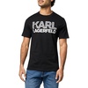 image:imageKarl Lagerfeld Mens Crewneck Short Sleeve Graphic Design Relaxed Fit TShirtBlackBlack