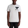 image:imageKarl Lagerfeld Mens Short Sleeve Crewneck Heart Graphic Design TShirtWhite