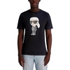 image:imageKarl Lagerfeld Mens Short Sleeve Crewneck Pixel Karl Graphic Design TShirtBlack