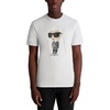 image:imageKarl Lagerfeld Mens Short Sleeve Crewneck Pixel Karl Graphic Design TShirtWhite