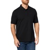 image:imageKarl Lagerfeld Mens Straight Collar Chest Logo Short Sleeve Contrast Trim PoloBlack