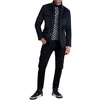 image:imageKarl Lagerfeld Paris Mens Faux Shearling Bib CoatBlazer Black