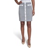 image:imageKarl Lagerfeld Womens Above The Knee Button Front Double Pocket Sweater SkirtSoft WhiteNaval Academy