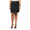 image:imageKarl Lagerfeld Womens Above the Knee Pleated Belted SkirtBlack