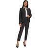 image:imageKarl Lagerfeld Womens Business Casual Contrast Collar Suit BlazerDeep Black