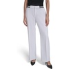 image:imageKarl Lagerfeld Womens Classic Contrast Stripe Belt Everyday PantSoft White