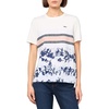 image:imageKarl Lagerfeld Womens Combo Top Floral Print Lightweight BlouseSoft White Multi