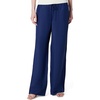 image:imageKarl Lagerfeld Womens Flowy Linen Blend Drawstring Wasitband PantNaval Academy