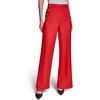 image:imageKarl Lagerfeld Womens Linen Pant Lightweight Sailor Pant Rosette Buttons PantsApple Red