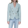 image:imageKarl Lagerfeld Womens Long Sleeve Collar Front Button Cropped BlazerFresh Mint