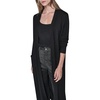 image:imageKarl Lagerfeld Womens Long Sleeve Crew Neck Long Cardigan SweaterBlack