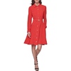 image:imageKarl Lagerfeld Womens Long Sleeve Multifunctional Shirt DressApple Red