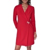 image:imageKarl Lagerfeld Womens Long Sleeve Scuba Crepe Blazer DressAdmiral Red