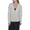image:imageKarl Lagerfeld Womens Long Sleeve VNeck Bejewled Cardigan SweaterSoft WhiteGold