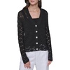 image:imageKarl Lagerfeld Womens Long Sleeve VNeck SweaterBlack