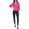 image:imageKarl Lagerfeld Womens Pleated Front Button BlouseFrench Fuschia